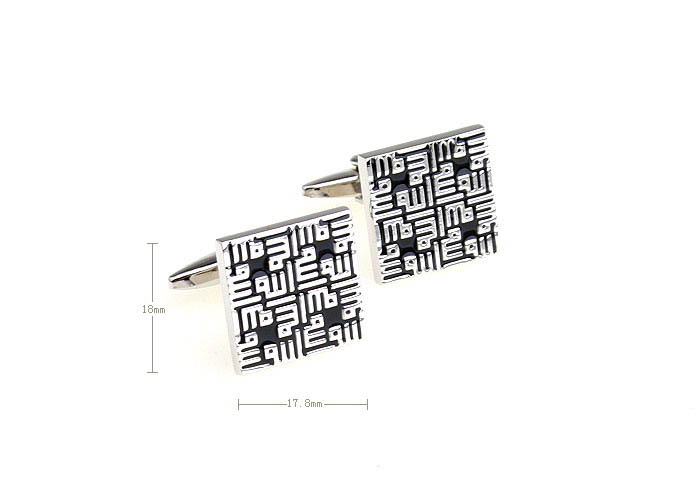 The Da Vinci Code Cufflinks  Black Classic Cufflinks Paint Cufflinks Funny Wholesale & Customized  CL651773