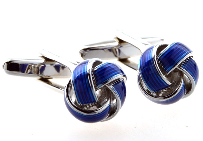  Blue Elegant Cufflinks Paint Cufflinks Wholesale & Customized  CL654435