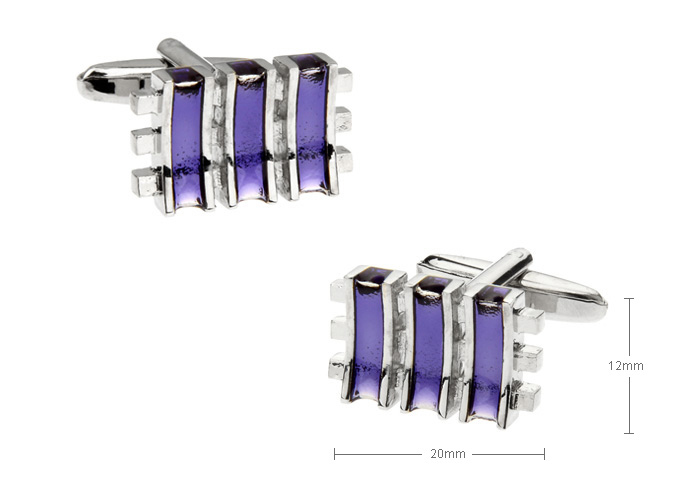  Purple Romantic Cufflinks Paint Cufflinks Wholesale & Customized  CL655714