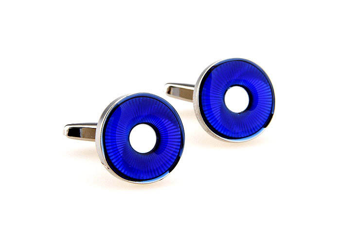  Blue Elegant Cufflinks Paint Cufflinks Wholesale & Customized  CL662598