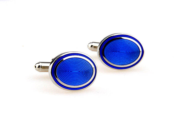  Blue Elegant Cufflinks Paint Cufflinks Wholesale & Customized  CL662789