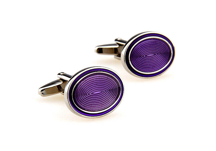  Purple Romantic Cufflinks Paint Cufflinks Wholesale & Customized  CL662837