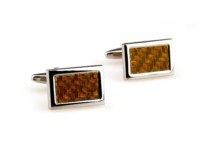  Yellow Lively Cufflinks Paint Cufflinks Wholesale & Customized  CL662921