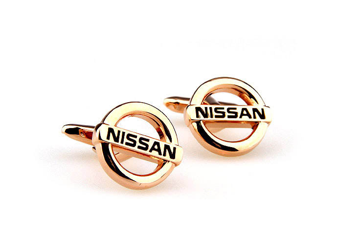 NISSAN Cars marked Cufflinks  Gold Luxury Cufflinks Paint Cufflinks Automotive Wholesale & Customized  CL662948