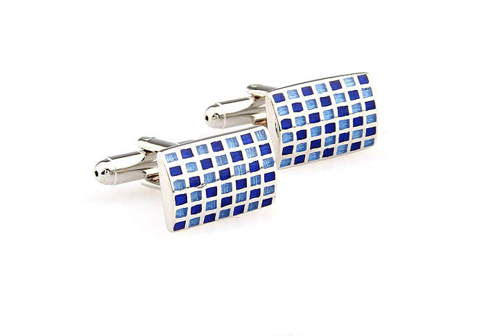  Blue Elegant Cufflinks Paint Cufflinks Wholesale & Customized  CL663274