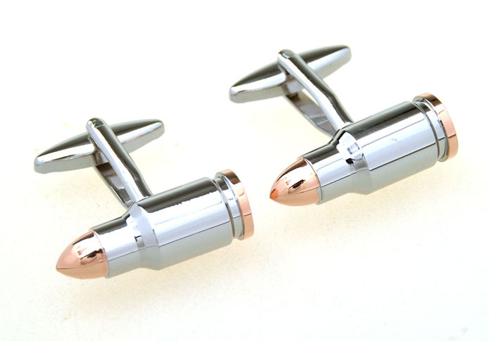 Bullet Cufflinks  Bronzed Classic Cufflinks Metal Cufflinks Military Wholesale & Customized  CL656953