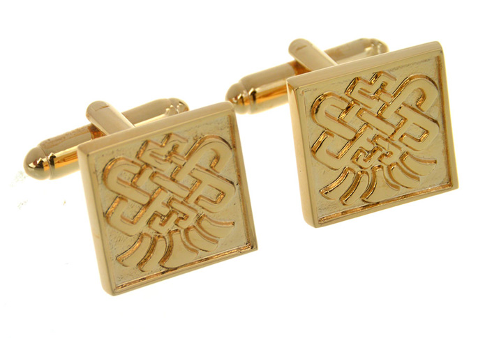  Gold Luxury Cufflinks Metal Cufflinks Wholesale & Customized  CL657140