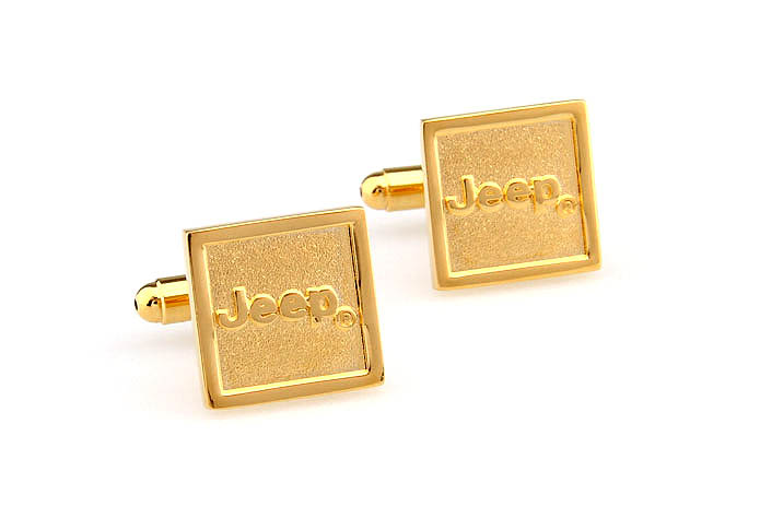 JEEP Cars marked Cufflinks  Gold Luxury Cufflinks Metal Cufflinks Wholesale & Customized  CL667764