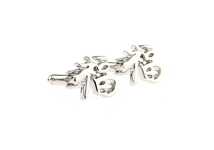 Hofman world Cufflinks  Silver Texture Cufflinks Metal Cufflinks Symbol Wholesale & Customized  CL671566