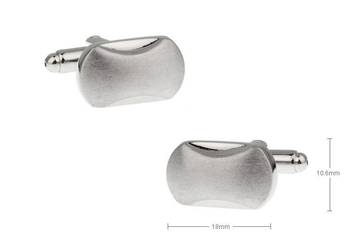  Silver Texture Cufflinks Metal Cufflinks Wholesale & Customized  CL671814
