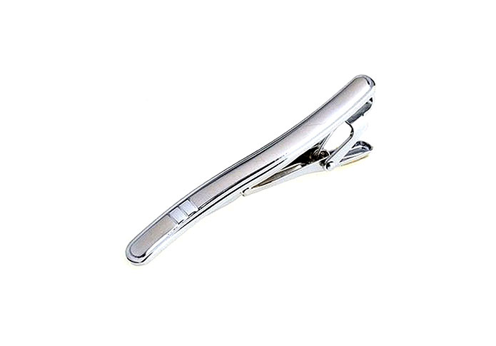  Silver Texture Tie Clips Metal Tie Clips Wholesale & Customized  CL840733