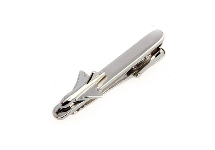 Airplane Tie Clips  Silver Texture Tie Clips Metal Tie Clips Military Wholesale & Customized  CL850770