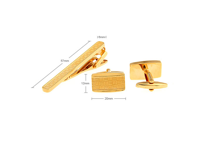 Greek pattern Tie Clips  Gold Luxury Tie Clips Metal Tie Clips Funny Wholesale & Customized  CL850853