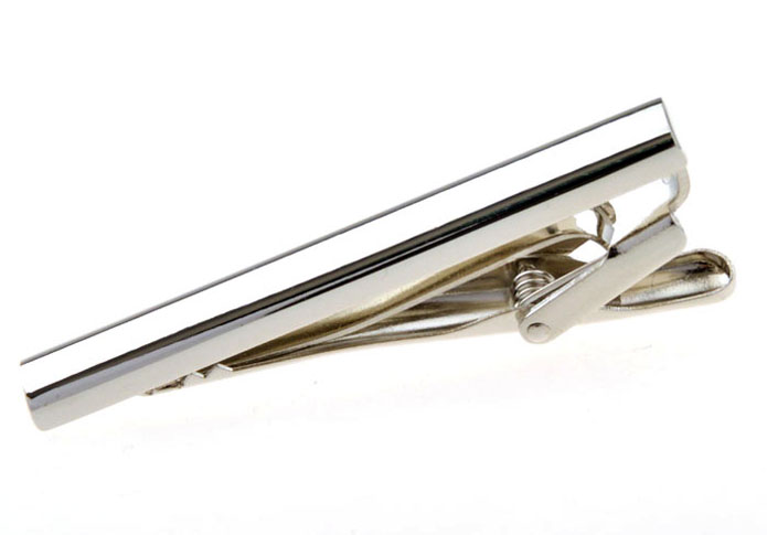  Silver Texture Tie Clips Metal Tie Clips Flags Wholesale & Customized  CL850927