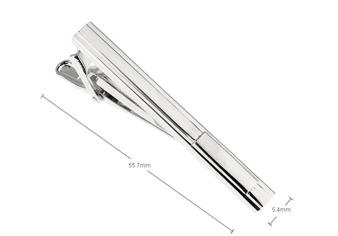  Silver Texture Tie Clips Metal Tie Clips Wholesale & Customized  CL850932