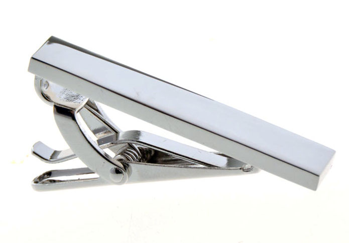  Silver Texture Tie Clips Metal Tie Clips Wholesale & Customized  CL850956