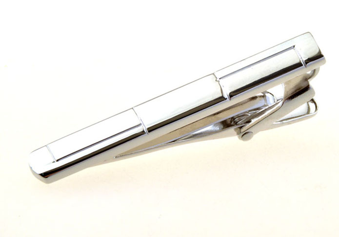  Silver Texture Tie Clips Metal Tie Clips Wholesale & Customized  CL850983