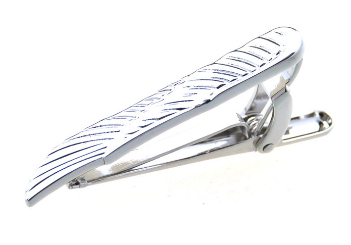  Silver Texture Tie Clips Metal Tie Clips Wholesale & Customized  CL851039