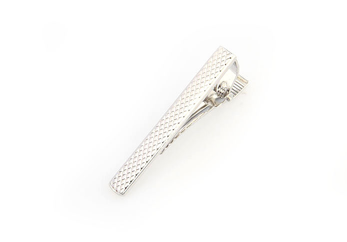  Silver Texture Tie Clips Metal Tie Clips Wholesale & Customized  CL860811
