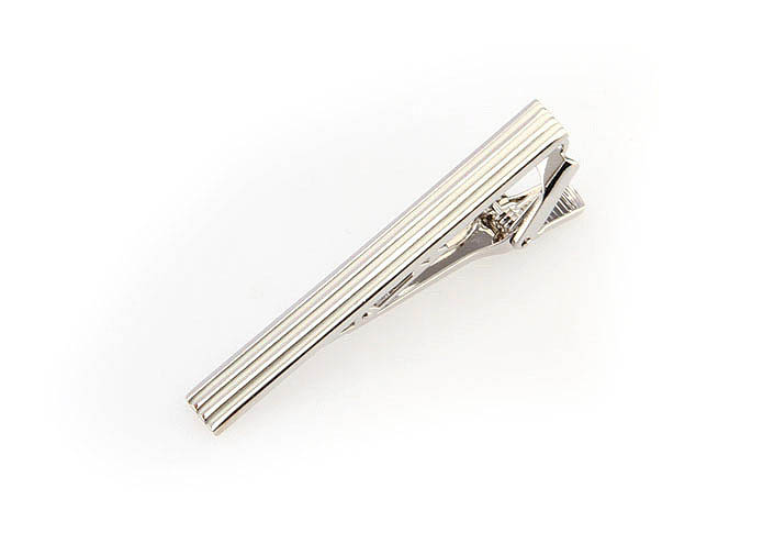  Silver Texture Tie Clips Metal Tie Clips Wholesale & Customized  CL860812