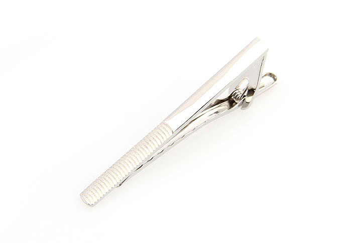  Silver Texture Tie Clips Metal Tie Clips Wholesale & Customized  CL860849