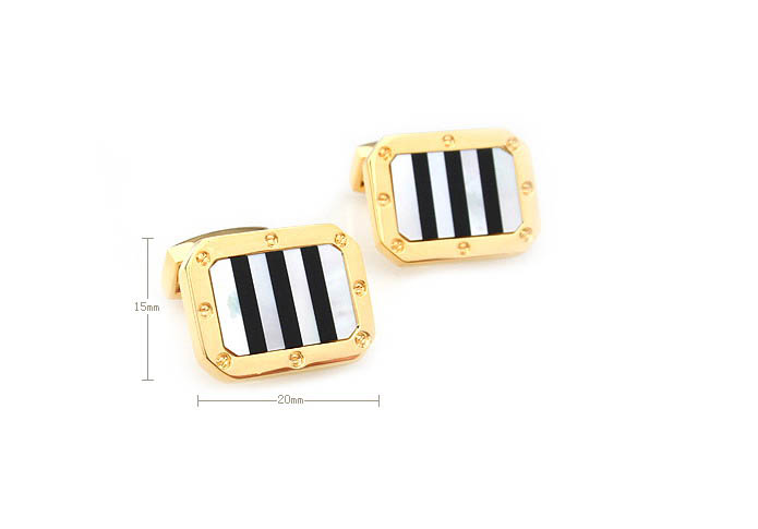  Gold Luxury Cufflinks Shell Cufflinks Wholesale & Customized  CL651156