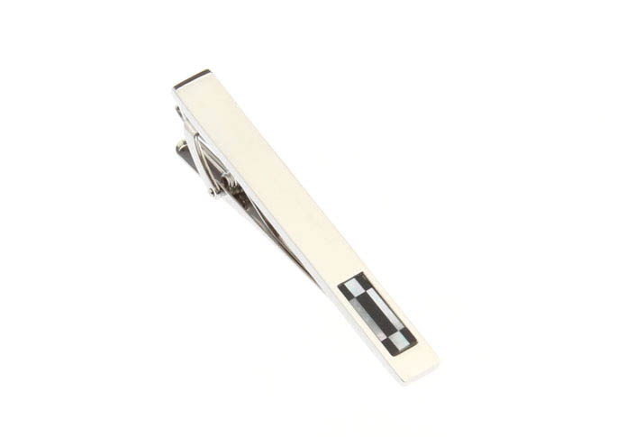  Black White Tie Clips Shell Tie Clips Wholesale & Customized  CL860753