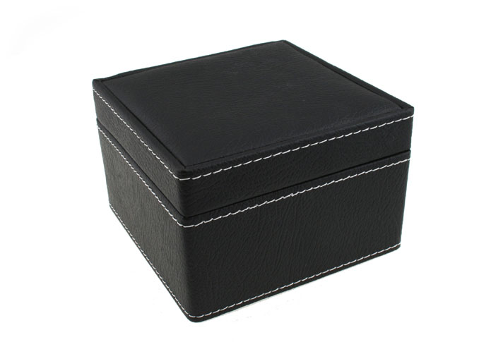 Imitation leather + Plastic Tie Boxes  Black Classic Tie Boxes Tie Boxes Wholesale & Customized  CL210600