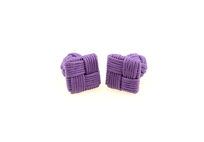  Purple Romantic Cufflinks Silk Cufflinks Knot Wholesale & Customized  CL640805
