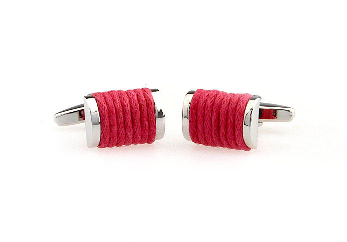 Woolen Cufflinks  Red Festive Cufflinks Silk Cufflinks Funny Wholesale & Customized  CL651190