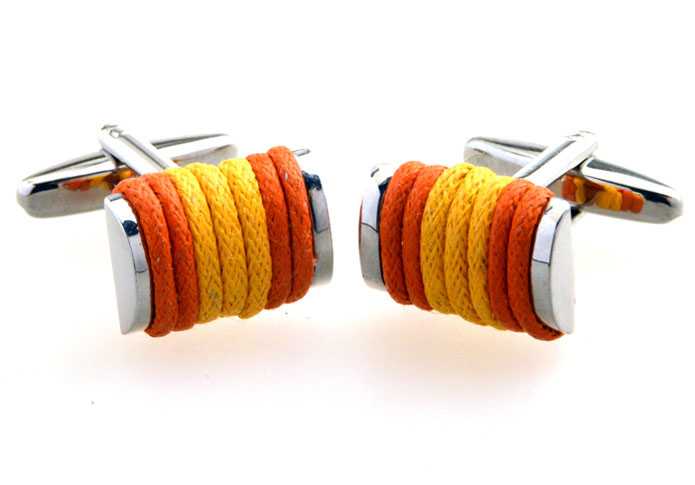 Multi Color Fashion Cufflinks Silk Cufflinks Knot Wholesale & Customized CL655065