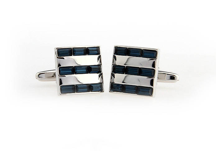  Blue Elegant Cufflinks Crystal Cufflinks Wholesale & Customized  CL652044