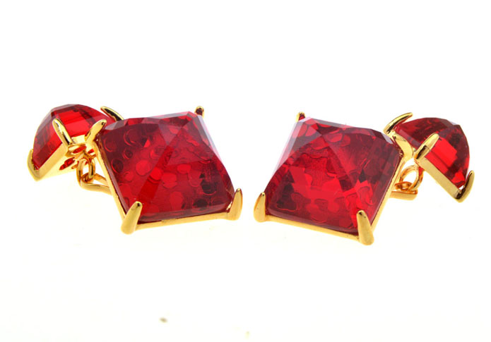  Red Festive Cufflinks Crystal Cufflinks Wholesale & Customized  CL656319