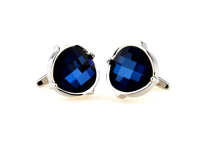  Blue Elegant Cufflinks Crystal Cufflinks Wholesale & Customized  CL664425