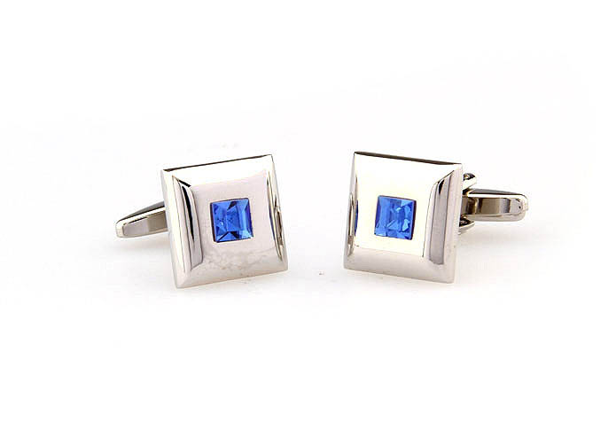  Blue Elegant Cufflinks Crystal Cufflinks Wholesale & Customized  CL665808