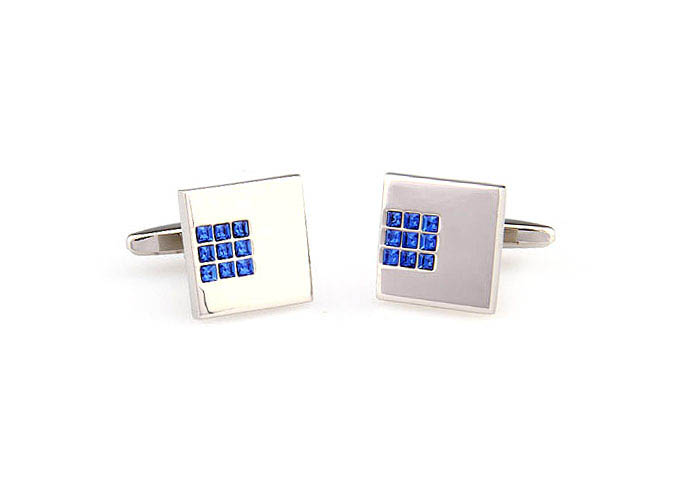  Blue Elegant Cufflinks Crystal Cufflinks Wholesale & Customized  CL665869