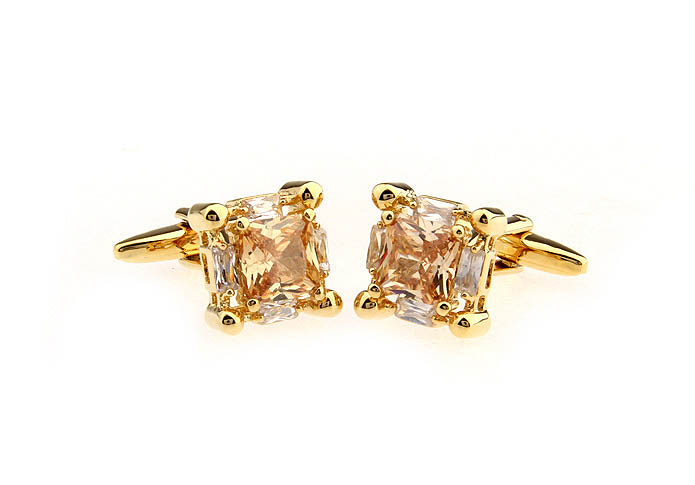  Gold Luxury Cufflinks Crystal Cufflinks Wholesale & Customized  CL671323