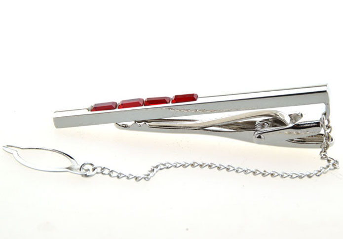  Red Festive Tie Clips Crystal Tie Clips Wholesale & Customized  CL850854