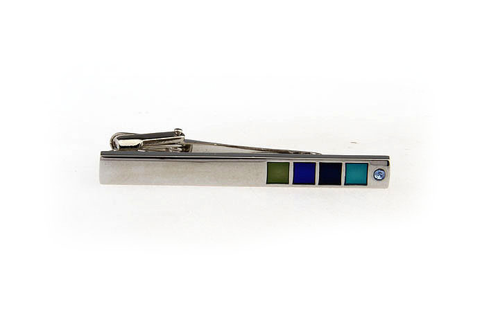  Blue Elegant Tie Clips Crystal Tie Clips Wholesale & Customized  CL870730