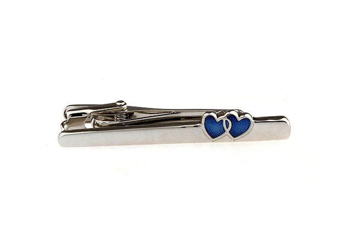 Heart of India Tie Clips  Blue Elegant Tie Clips Enamel Tie Clips Funny Wholesale & Customized  CL850724