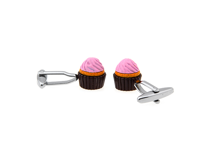 Cake Cufflinks  Multi Color Fashion Cufflinks Printed Cufflinks Food and Drink Wholesale & Customized  CL641221
