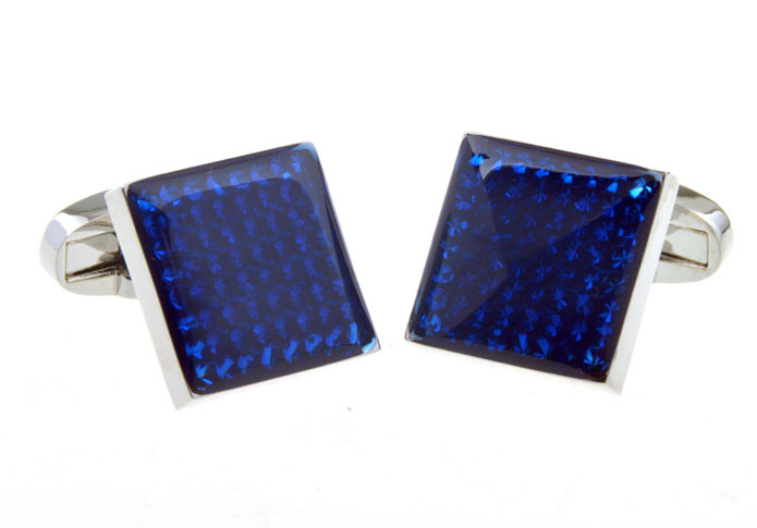  Blue Elegant Cufflinks Printed Cufflinks Wholesale & Customized  CL656251