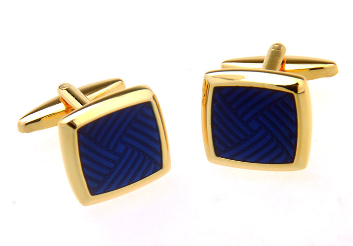  Blue Elegant Cufflinks Printed Cufflinks Wholesale & Customized  CL656889