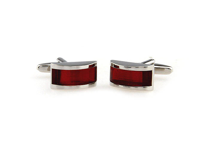  Red Festive Cufflinks Gem Cufflinks Wholesale & Customized  CL650758