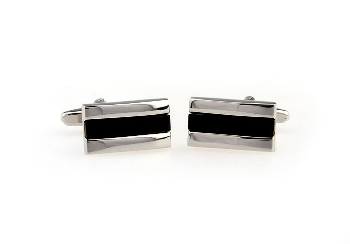  Black Classic Cufflinks Gem Cufflinks Wholesale & Customized  CL650852