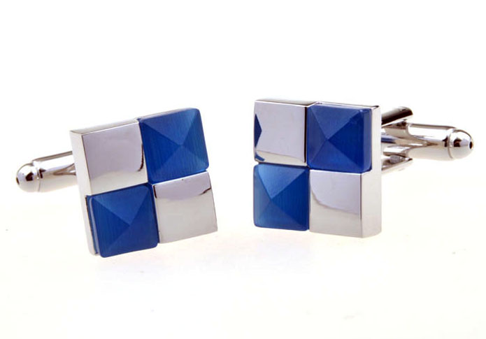  Blue Elegant Cufflinks Gem Cufflinks Wholesale & Customized  CL656037