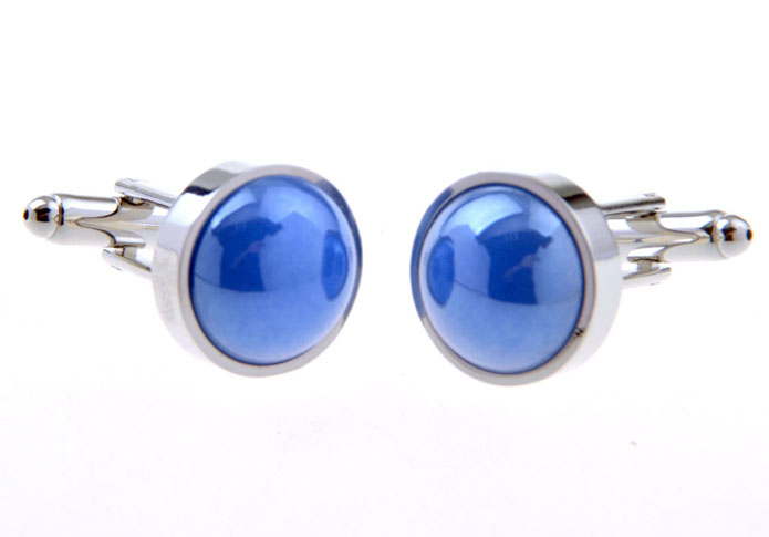  Blue Elegant Cufflinks Gem Cufflinks Wholesale & Customized  CL656210