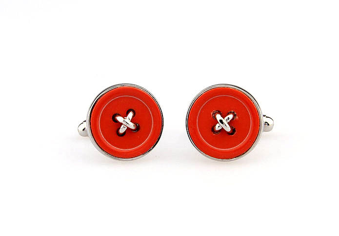 Clothing buttons Cufflinks  Red Festive Cufflinks Gem Cufflinks Tools Wholesale & Customized  CL661226