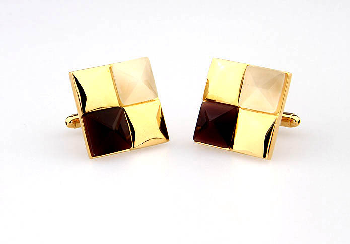  Gold Luxury Cufflinks Gem Cufflinks Wholesale & Customized  CL661306