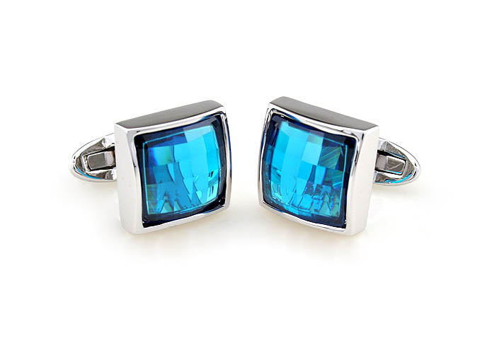  Blue Elegant Cufflinks Gem Cufflinks Wholesale & Customized  CL680719